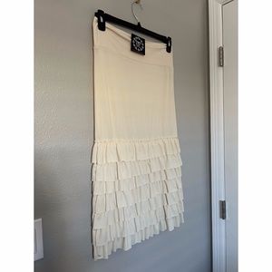 Cream layering skirt by Peekaboo Chic/Carver & Co Boutique
